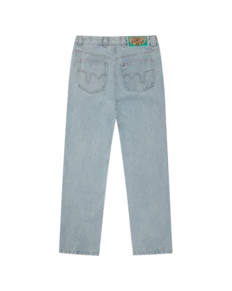 Pantaloni in denim con doppio taschino e Running Dog