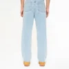 Pantaloni in denim con doppio taschino e Running Dog