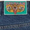 Pantaloni in denim con doppio taschino e Running Dog