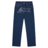 Pantaloni in denim Crystal Running Dog