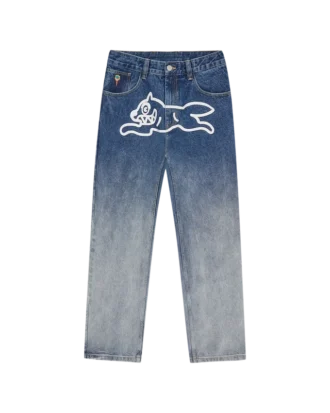 Pantaloni in denim Fade Out Running Dog Double Scoop