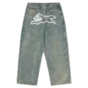 Pantaloni in denim Running Dog con tripla tasca