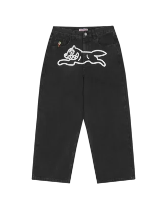 Pantaloni in denim Running Dog con tripla tasca