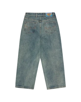 Pantaloni in denim Running Dog con tripla tasca