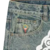 Pantaloni in denim Running Dog con tripla tasca