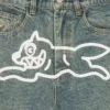 Pantaloni in denim Running Dog con tripla tasca