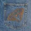 Pantaloni in denim selvedge Diamonds & Dollars