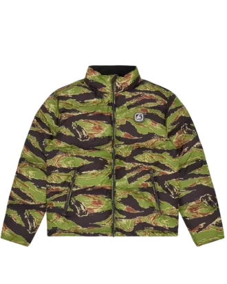 Piumino a righe tigrate Piumino a righe tigrate