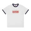 T-shirt a maniche a costine con motivo vaschetta di gelato T-shirt a maniche a costine con motivo vaschetta di gelato