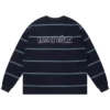 T-shirt a maniche lunghe con bordo in cotone