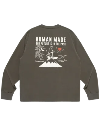 T-shirt a maniche lunghe con grafica #4