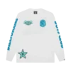 T-shirt a maniche lunghe con grafica multipla T-shirt a maniche lunghe con grafica multipla