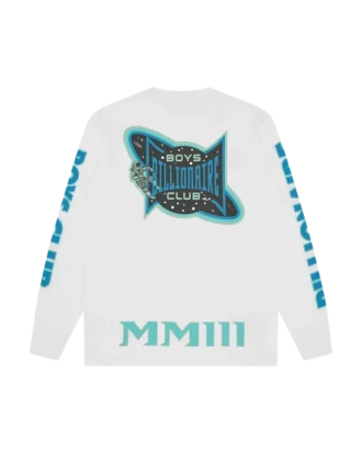T-shirt a maniche lunghe con grafica multipla