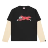 T-shirt a maniche lunghe con stratificazioni Running Dog T-shirt a maniche lunghe con stratificazioni Running Dog