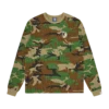 T-shirt a maniche lunghe in tessuto waffle mimetico T-shirt a maniche lunghe in tessuto waffle mimetico