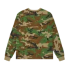 T-shirt a maniche lunghe in tessuto waffle mimetico T-shirt a maniche lunghe in tessuto waffle mimetico