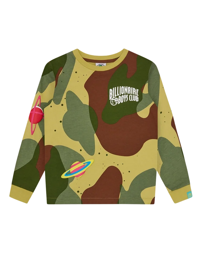 T-shirt a maniche lunghe Kids Space Camo T-shirt a maniche lunghe Kids Space Camo