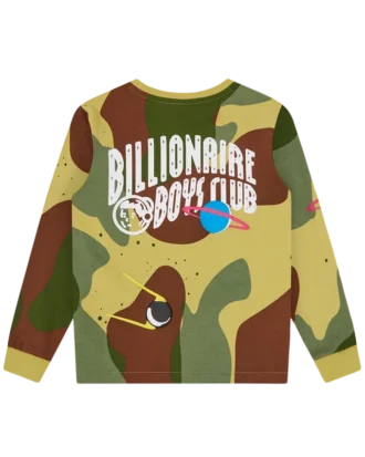 T-shirt a maniche lunghe Kids Space Camo