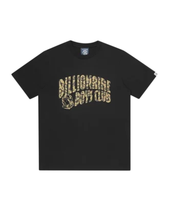 T-shirt con Arch Logo in stampa leopardata