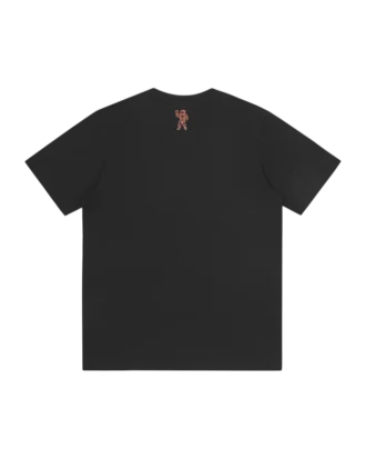 T-shirt con logo ad arco in mimetico sovrapposto