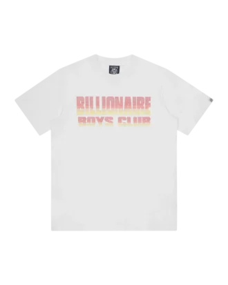 T-shirt con logo dritto e sfumatura di strass