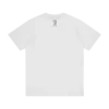 T-shirt con logo dritto e sfumatura di strass T-shirt con logo dritto e sfumatura di strass