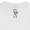 T-shirt con logo dritto e sfumatura di strass T-shirt con logo dritto e sfumatura di strass