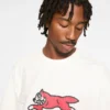 T-shirt con logo e stampa evisu T-shirt con logo e stampa evisu