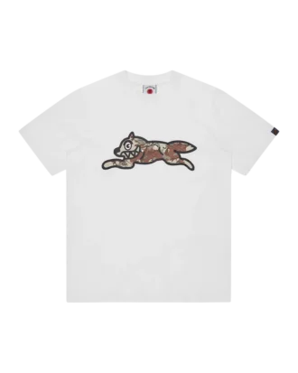 T-shirt con Running Dog e gocce di cioccolato