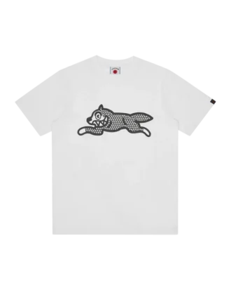T-shirt con Running Dog glitterata