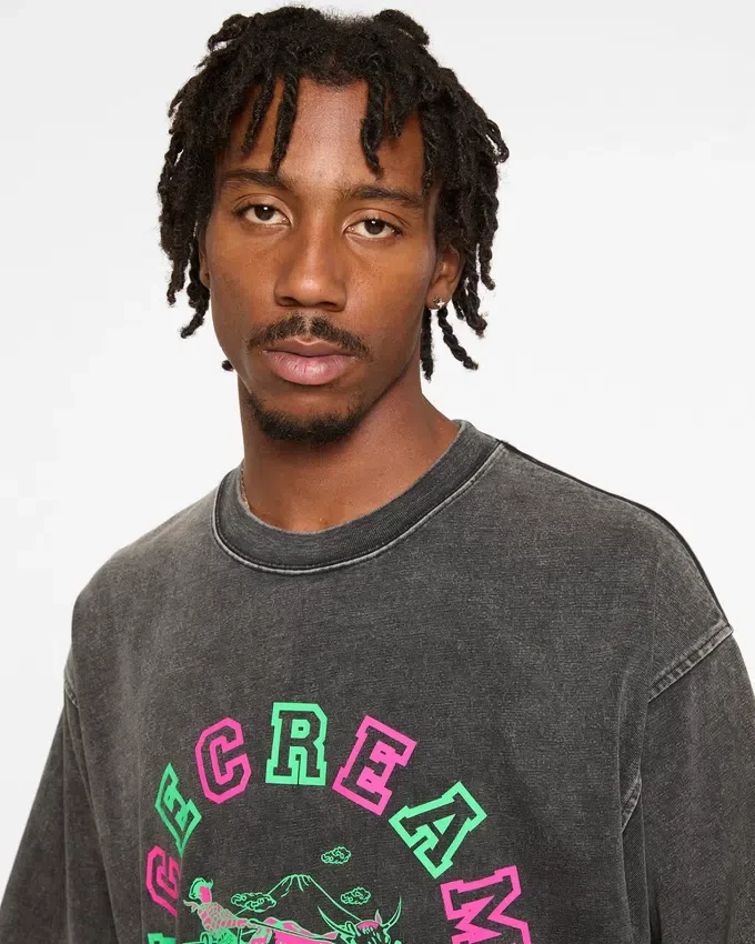 T-shirt con stampa ICECREAM x evisu T-shirt con stampa ICECREAM x evisu