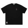 T-shirt in cotone con logo ricamato Running Dog