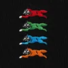 T-shirt in cotone con logo ricamato Running Dog