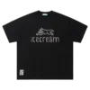 T-shirt in cotone con Running Dog