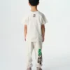 T-shirt per bambini con logo ad arco sfumato T-shirt per bambini con logo ad arco sfumato