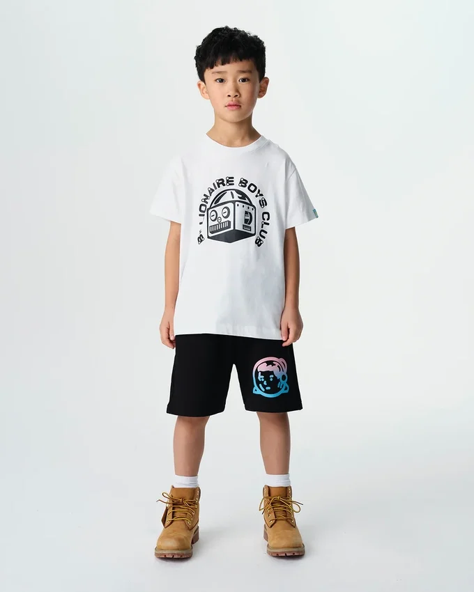 T-shirt per bambini con logo robot T-shirt per bambini con logo robot