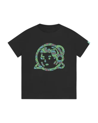 T-shirt per bambini con stampa robot e motivo Astro