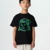 T-shirt per bambini con stampa robot e motivo Astro