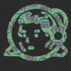 T-shirt per bambini con stampa robot e motivo Astro